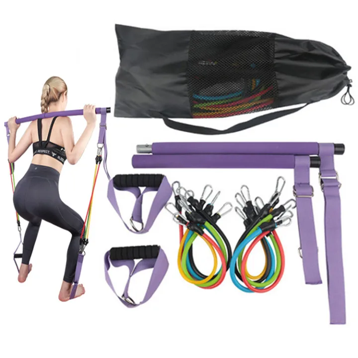 Pilates Stick Yoga Bar Resistance Bands Set With Handles Door Anchor Ankle Straps Carry Bag TPE 1
Pilates Stick Yoga Bar Resistance Bands Set With Handles Door Anchor Ankle Straps Carry Bag TPE 1