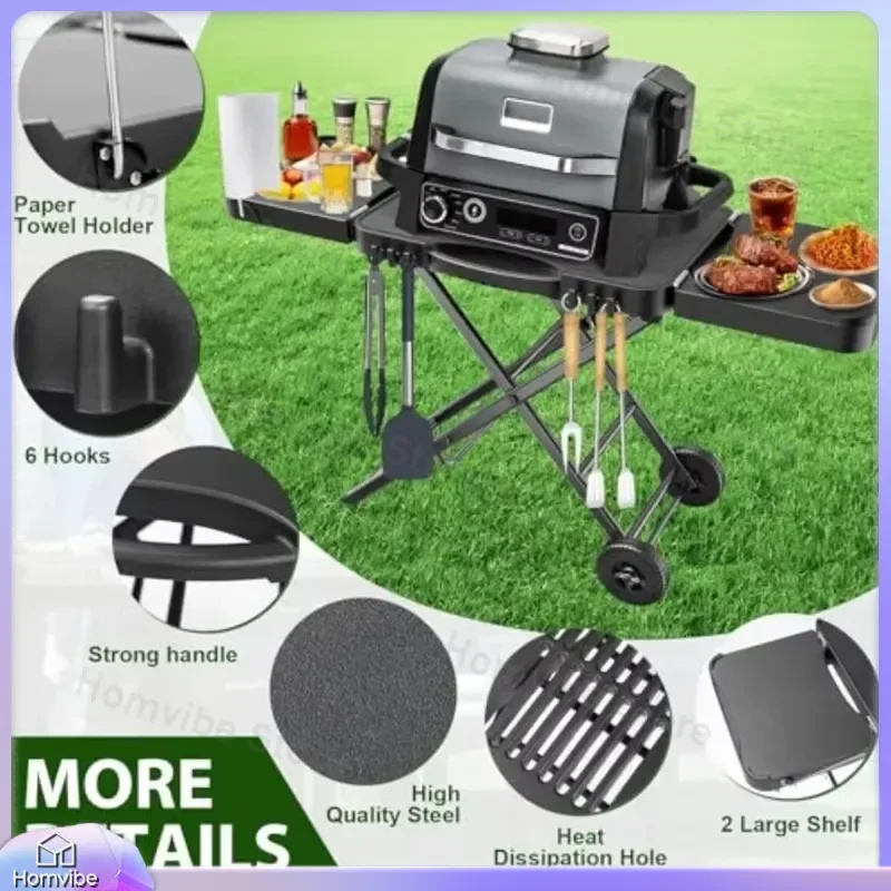 Portable Indoor Outdoor Grill Table Stand for Ninja Woodfire OG701 OG850 OG951 Large 51 Inch Folding BBQ Grill Stand Camping
Portable Indoor Outdoor Grill Table Stand for Ninja Woodfire OG701 OG850 OG951 Large 51 Inch Folding BBQ Grill Stand Camping