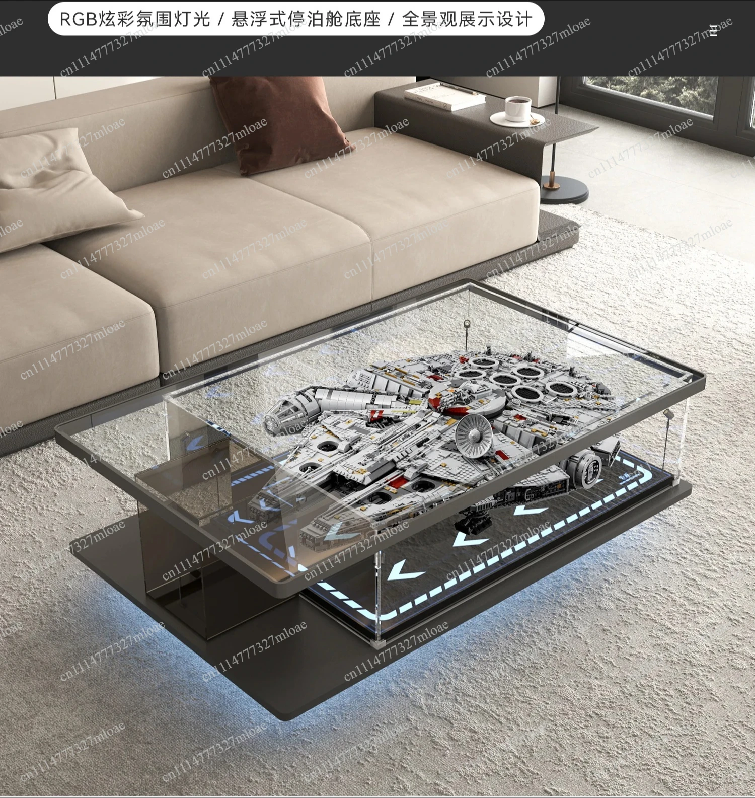 Living room coffee table acrylic display box building block model dust cover
Living room coffee table acrylic display box building block model dust cover