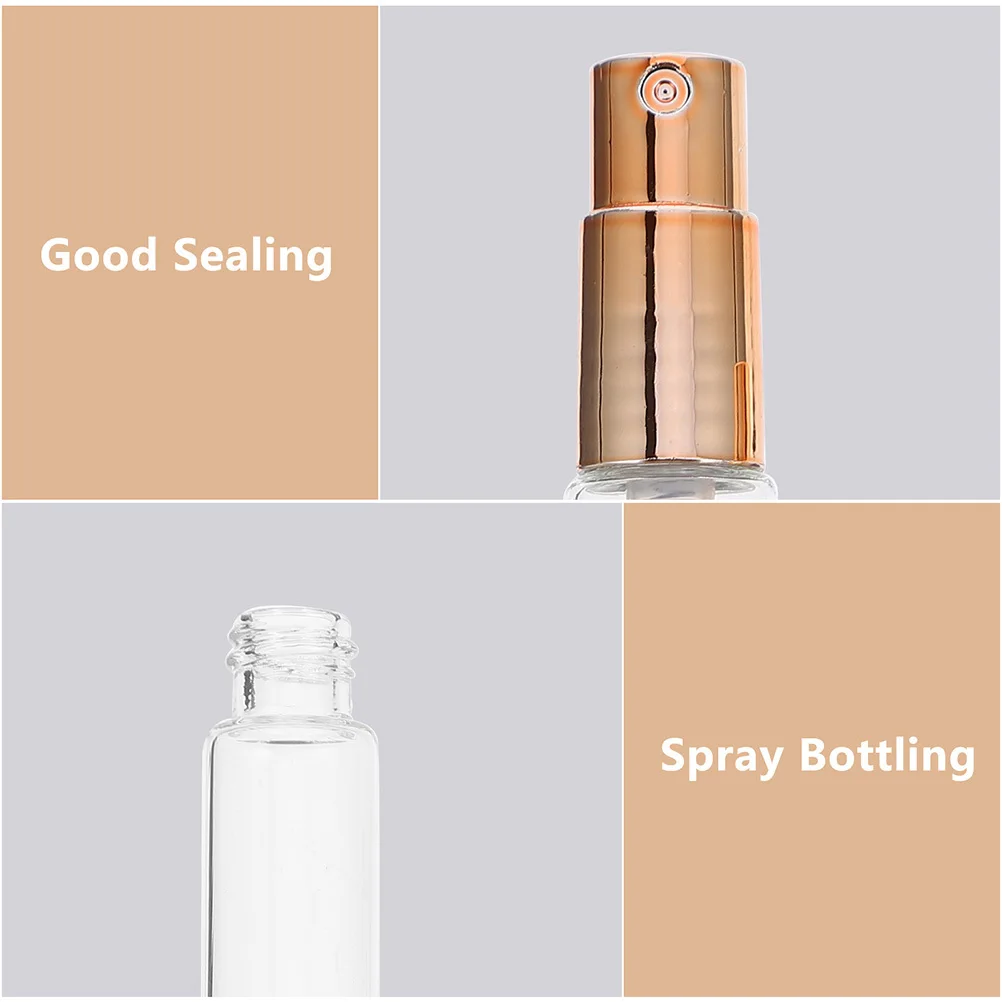 10Pcs Liquid Storage Bottles Leakproof Spray Dispenser Portable Sub Bottles for Travel Perfume Container Golden Finish
10Pcs Liquid Storage Bottles Leakproof Spray Dispenser Portable Sub Bottles for Travel Perfume Container Golden Finish
