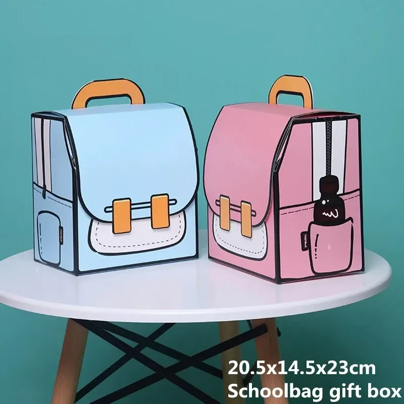 3pcs Schoolbag Gift Box Baby Shower Birthday Party Snack Baking Food Packaging Kind/Child Favor Paper Box Children's Day
3pcs Schoolbag Gift Box Baby Shower Birthday Party Snack Baking Food Packaging Kind/Child Favor Paper Box Children's Day