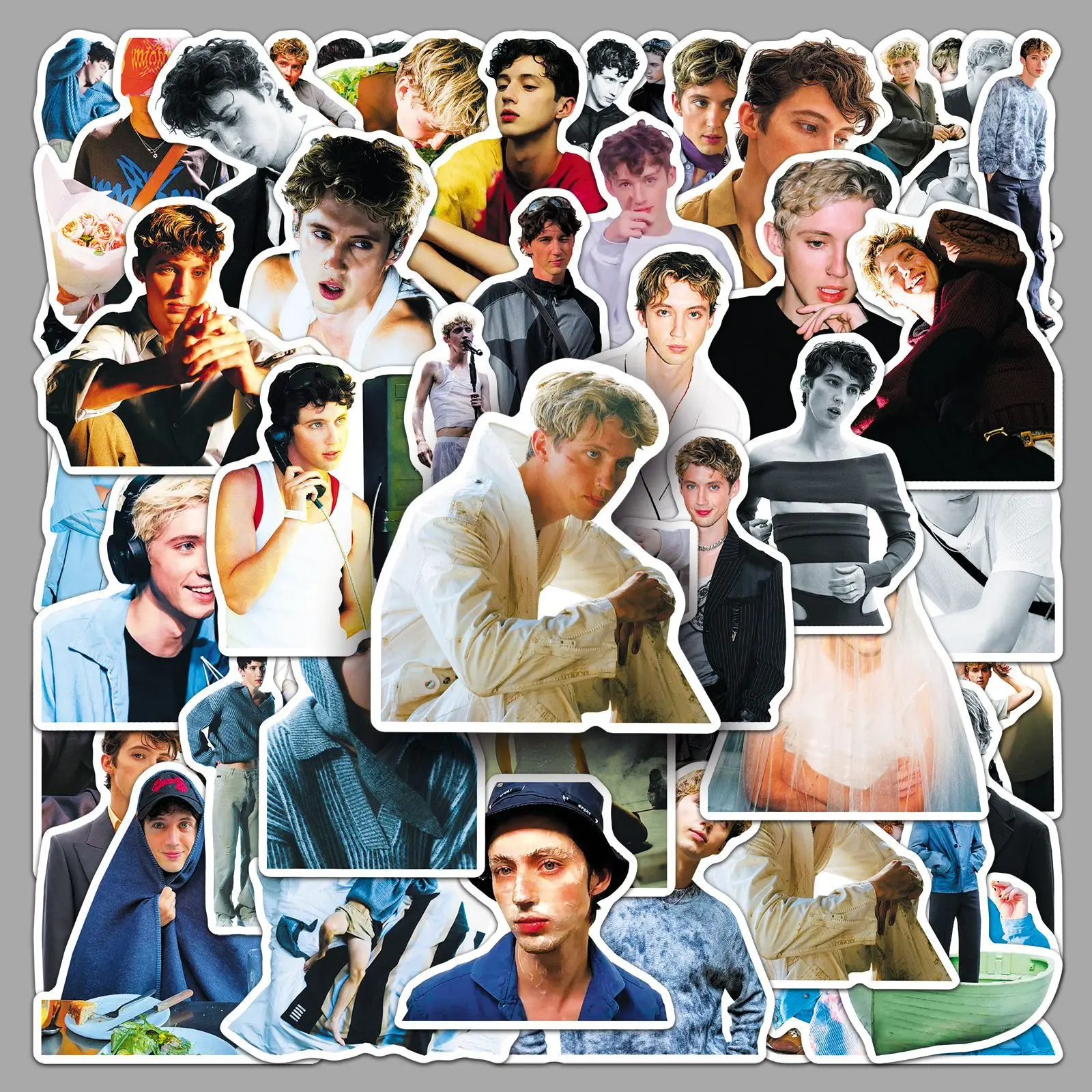 50PCS Funny Singer Troye Sivan Graffiti Stickers DIY Decorative Mobile Phone Case Notebook Water Cup Skateboard Gift Stickers
50PCS Funny Singer Troye Sivan Graffiti Stickers DIY Decorative Mobile Phone Case Notebook Water Cup Skateboard Gift Stickers