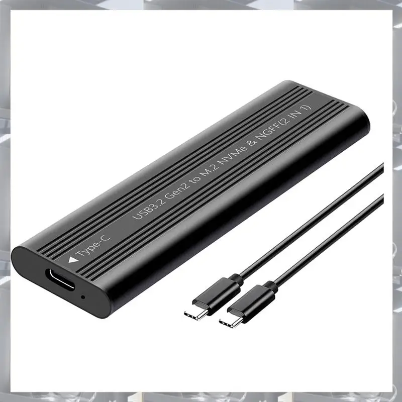 M.2 SATA NVME SSD-корпус без инструментов USB3.2 Type C 20 Гбит/с Внешний твердотельный адаптер для твердотельного накопителя 2280/2260/2242/2230
M.2 SATA NVME SSD-корпус без инструментов USB3.2 Type C 20 Гбит/с Внешний твердотельный адаптер для твердотельного накопителя 2280/2260/2242/2230