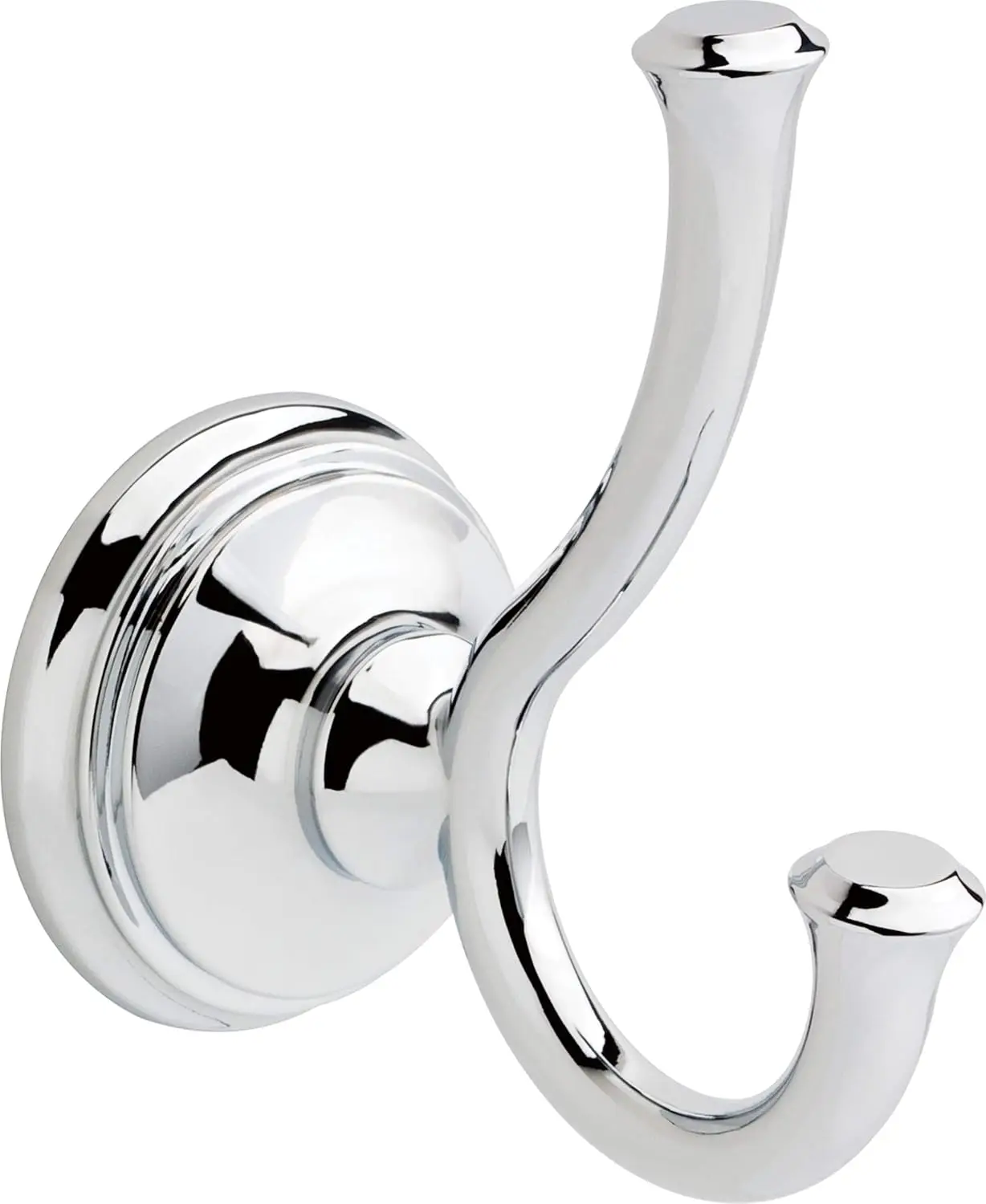 Double Towel Hook for Bathroom or Kitchen, Polished Chrome, Cassidy Accessories
Double Towel Hook for Bathroom or Kitchen, Polished Chrome, Cassidy Accessories