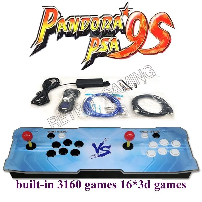 Arcade Video Console Pandora 9S 3160 in 1 PCB Board 16pcs 3d Games Retro Joystick Controller 6 Button & Sticker Custom HDMI VGA
Arcade Video Console Pandora 9S 3160 in 1 PCB Board 16pcs 3d Games Retro Joystick Controller 6 Button & Sticker Custom HDMI VGA