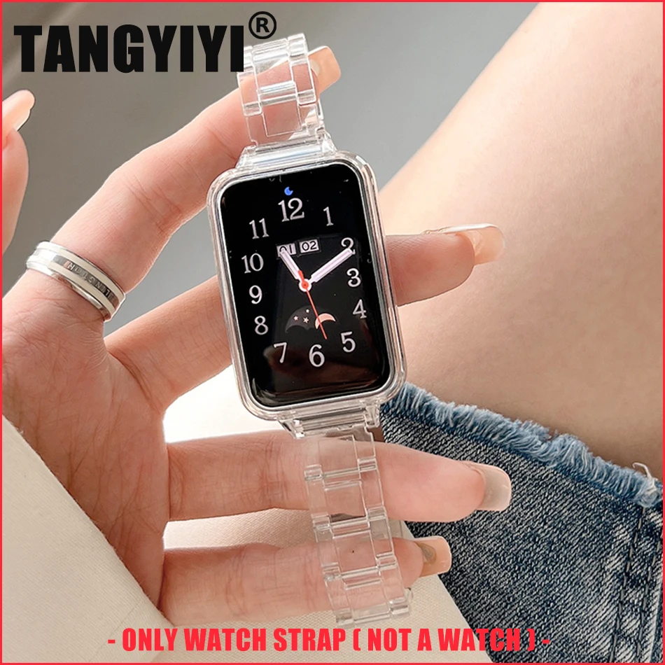 Resin Strap For Xiaomi Mi Band 7 Pro Wristband Fashion Clear Acrylic Transparent Bracelet Miband 7 Pro Replacement Watch Band
Resin Strap For Xiaomi Mi Band 7 Pro Wristband Fashion Clear Acrylic Transparent Bracelet Miband 7 Pro Replacement Watch Band