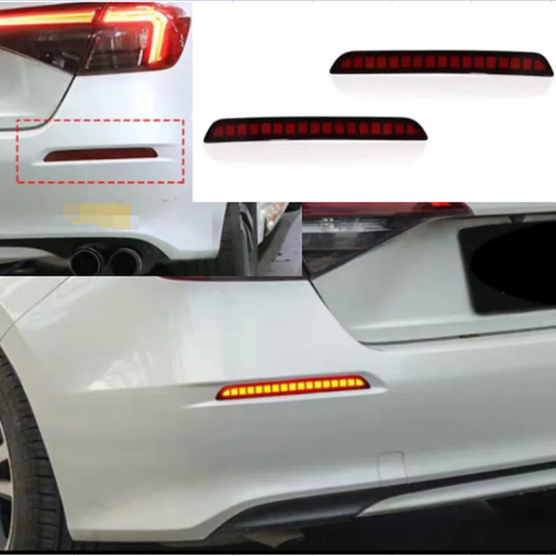 1 Pair Car Rear Bumper light Brake Light Turn Sign Light Warning light Fit for Honda CIVIC 11st Generation 2022
1 Pair Car Rear Bumper light Brake Light Turn Sign Light Warning light Fit for Honda CIVIC 11st Generation 2022