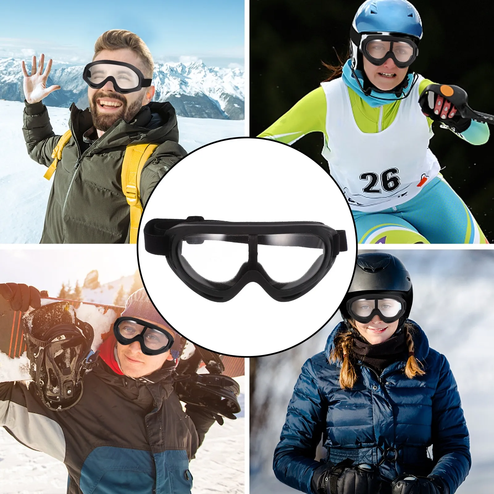 1Pair Windproof Riding Glasses Uv400 Anti-Fog Impact-Resistant Scratch-Proof Skiing Cycling Outdoor Sports Goggles
1Pair Windproof Riding Glasses Uv400 Anti-Fog Impact-Resistant Scratch-Proof Skiing Cycling Outdoor Sports Goggles