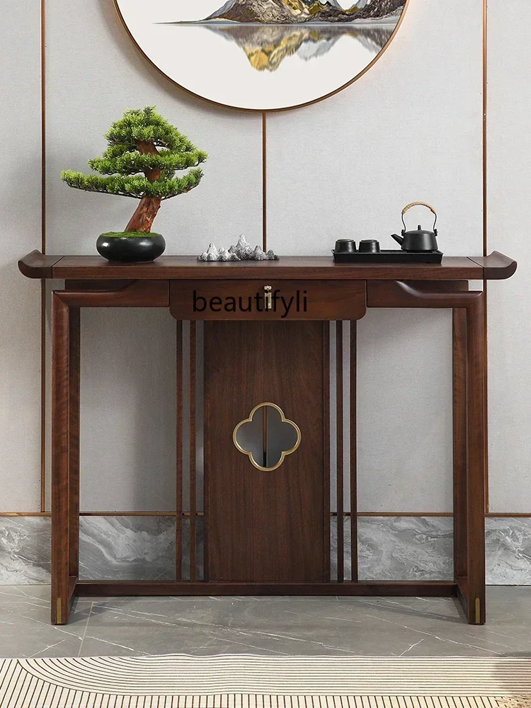 V cqyporch table North American walnut solid wood strip case supply end view cabinet incense table against the wall case table
V cqyporch table North American walnut solid wood strip case supply end view cabinet incense table against the wall case table