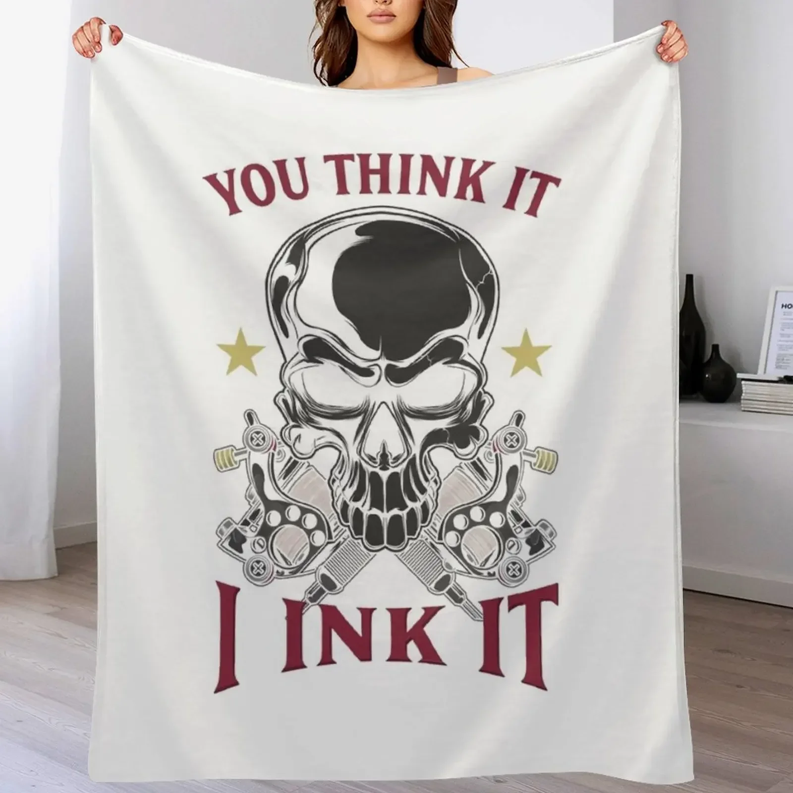 You Think It - I Ink It Throw Blanket Spring Fall Cozy Throw Blanket for Couch
You Think It - I Ink It Throw Blanket Spring Fall Cozy Throw Blanket for Couch