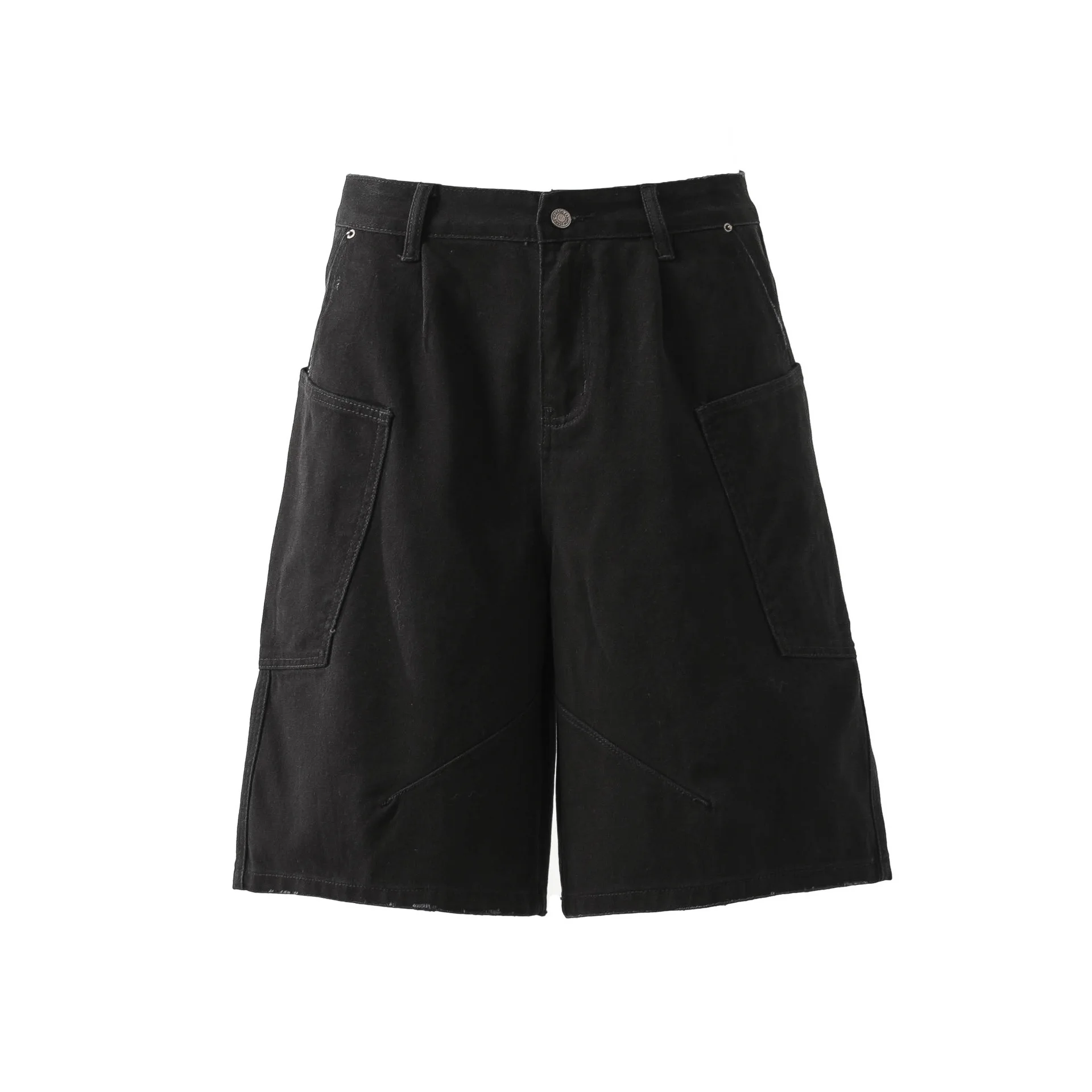 American Retro Multi-Pocket Shorts Street Men's and Women's Loose Wide Leg Middle Pants Cropped
American Retro Multi-Pocket Shorts Street Men's and Women's Loose Wide Leg Middle Pants Cropped