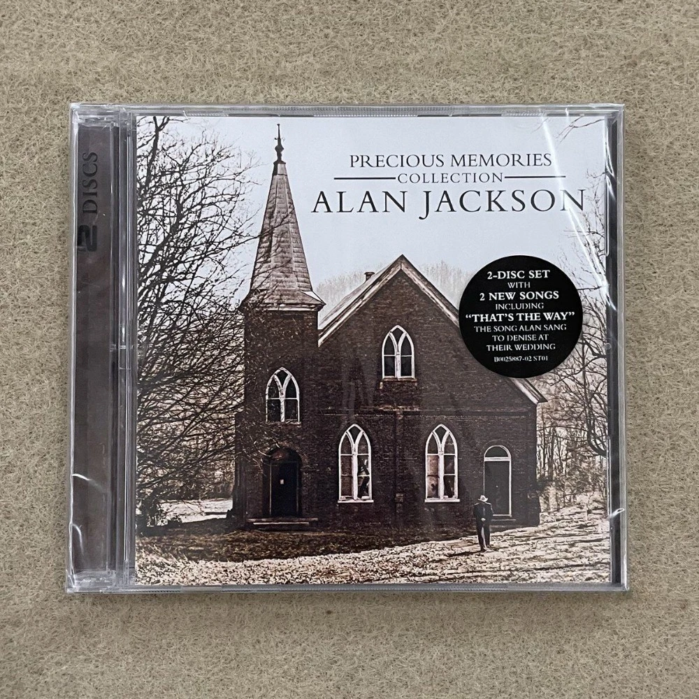 Alan Jackson Precious Memories Collection 2CD Sealed Country Gospel Hymns Best Selling Christian Music Album Gift
Alan Jackson Precious Memories Collection 2CD Sealed Country Gospel Hymns Best Selling Christian Music Album Gift