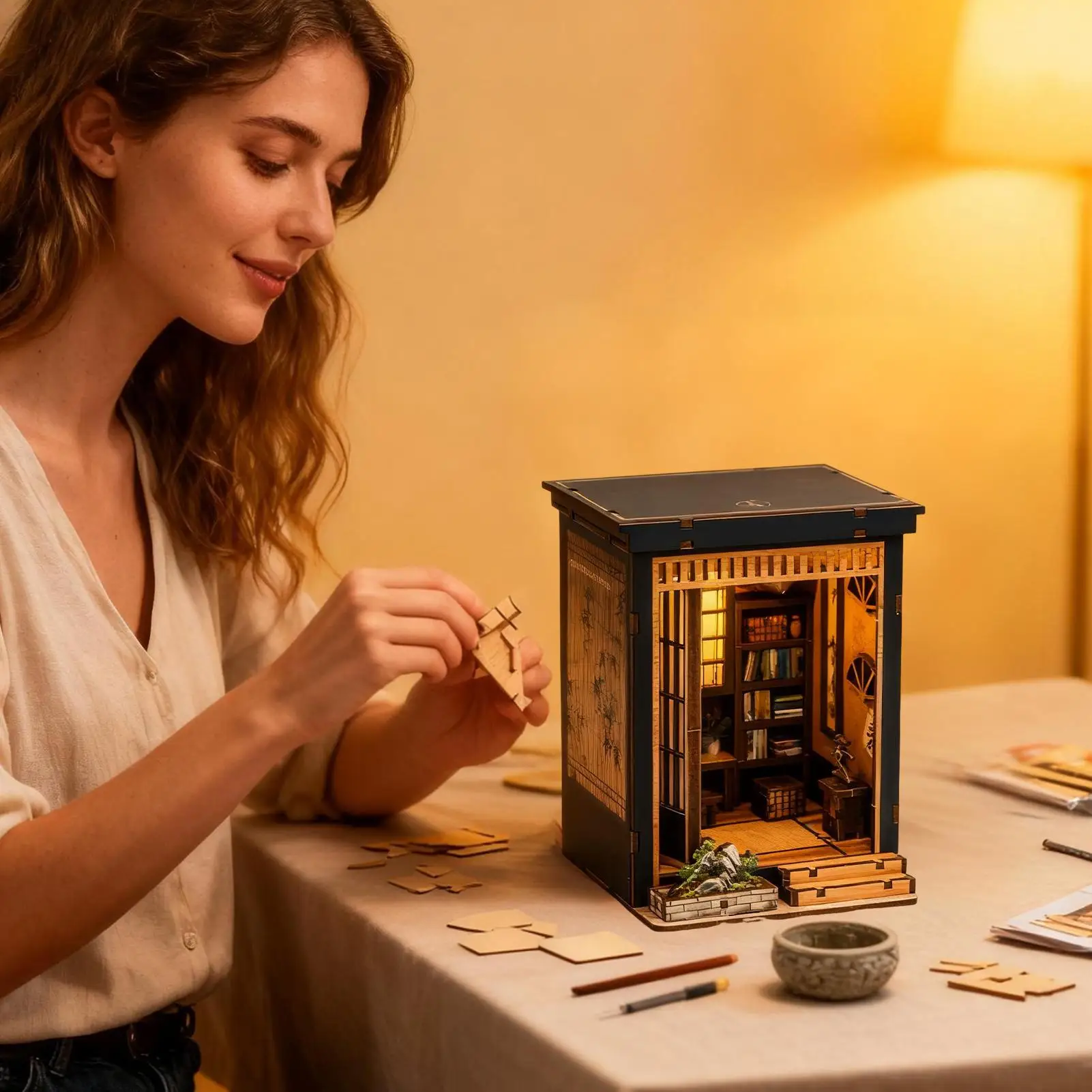 Набор крошечных домиков, деревянное украшение стола в японском стиле, мини-кукольный домик, набор для взрослых, коллекционеры, праздник, день рождения, семейная активность
Набор крошечных домиков, деревянное украшение стола в японском стиле, мини-кукольный домик, набор для взрослых, коллекционеры, праздник, день рождения, семейная активность