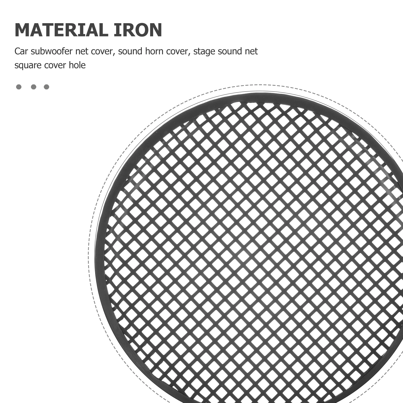 2pcs Car Mesh Cover Audio Speaker Nets Replacement Protection Grille Iron Durable Easy Install Home Stereo Speaker Cabinets
2pcs Car Mesh Cover Audio Speaker Nets Replacement Protection Grille Iron Durable Easy Install Home Stereo Speaker Cabinets