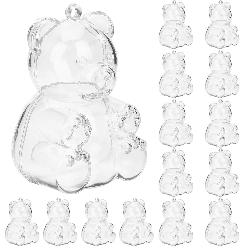 15PCS Transparent Bear Shaped Candy Boxes 7cm Small Favor Packaging for Weddings Birthdays Baby Showers Clear Snacks Storage
15PCS Transparent Bear Shaped Candy Boxes 7cm Small Favor Packaging for Weddings Birthdays Baby Showers Clear Snacks Storage