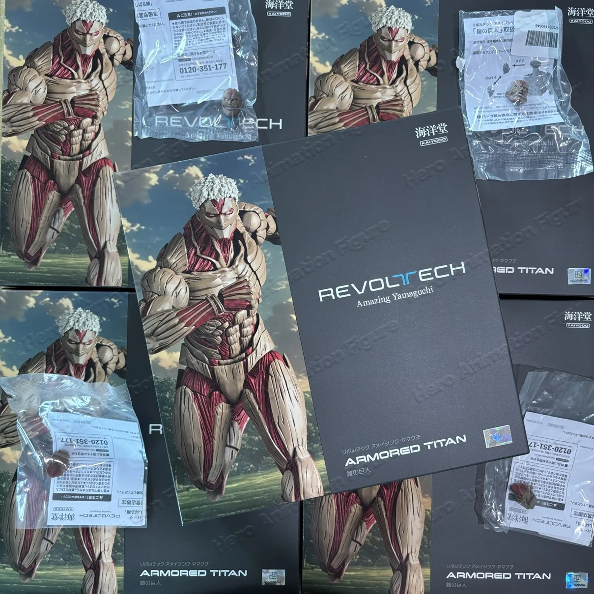 In Stock KAIYODO Miraculous Yamaguchi Revoltech Attack on Titan Armored Titan Reiner Braun Action Figure Toy Model Collection
In Stock KAIYODO Miraculous Yamaguchi Revoltech Attack on Titan Armored Titan Reiner Braun Action Figure Toy Model Collection