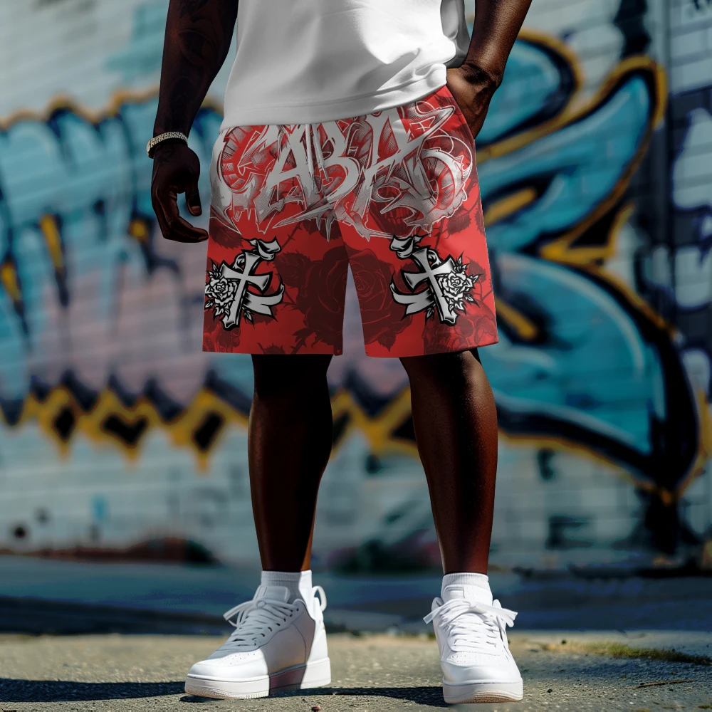 Summer men Large shorts Hawaiian Rose skull print shorts Daily casual sports shorts pants
Summer men Large shorts Hawaiian Rose skull print shorts Daily casual sports shorts pants