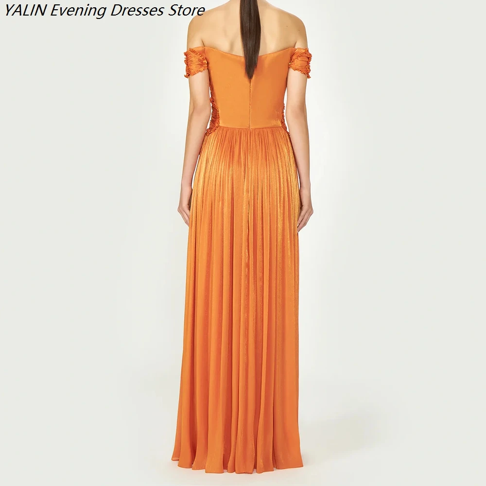 Women's A-line Evening Dresses Floor-length Off The Shoulder Sleeveless Prom Dresses Fashion Flowers Crystal Customized Gowns
Women's A-line Evening Dresses Floor-length Off The Shoulder Sleeveless Prom Dresses Fashion Flowers Crystal Customized Gowns