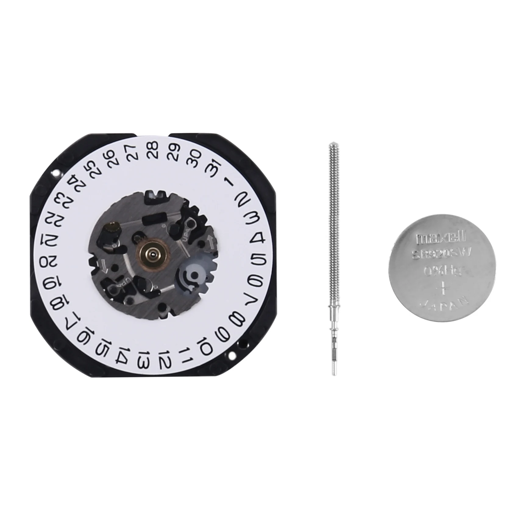 ELBA_Japan Quartz Watch Movement VX32 VX32E Date At 3 with Adjust Stem and Battery Watch Repair Parts Accessories
ELBA_Japan Quartz Watch Movement VX32 VX32E Date At 3 with Adjust Stem and Battery Watch Repair Parts Accessories