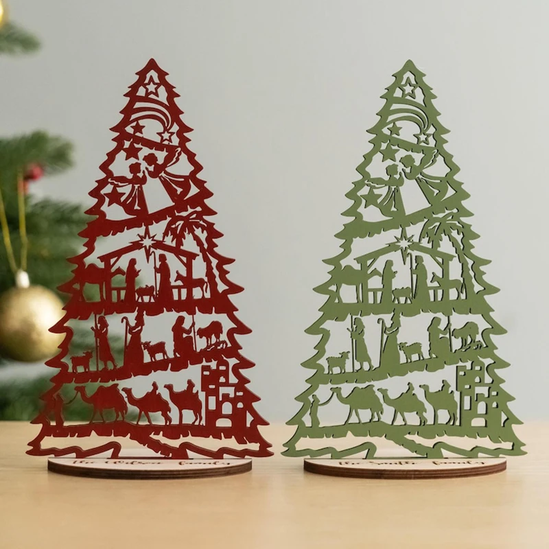 Nativity Christmas Tree with Stand Jesus Birth Story Display Beautiful Christian Holiday Decor for Home Nativity Scene Christmas 
Nativity Christmas Tree with Stand Jesus Birth Story Display Beautiful Christian Holiday Decor for Home Nativity Scene Christmas