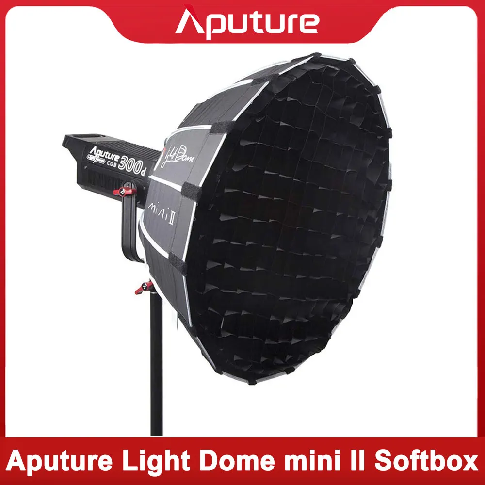 Aputure Light Dome mini II soft box Flash Diffuser for Light Storm 120 and COB 300 series Bowens mount LED lights
Aputure Light Dome mini II soft box Flash Diffuser for Light Storm 120 and COB 300 series Bowens mount LED lights