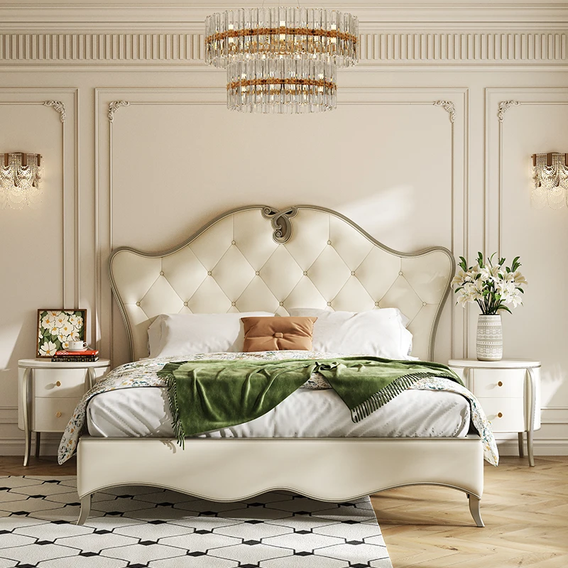 Girls Double Bed Floor Cheap European Luxury Headboards Comfortable Cheap Bed Frame Princess Camas De Casal Unique Furniture
Girls Double Bed Floor Cheap European Luxury Headboards Comfortable Cheap Bed Frame Princess Camas De Casal Unique Furniture