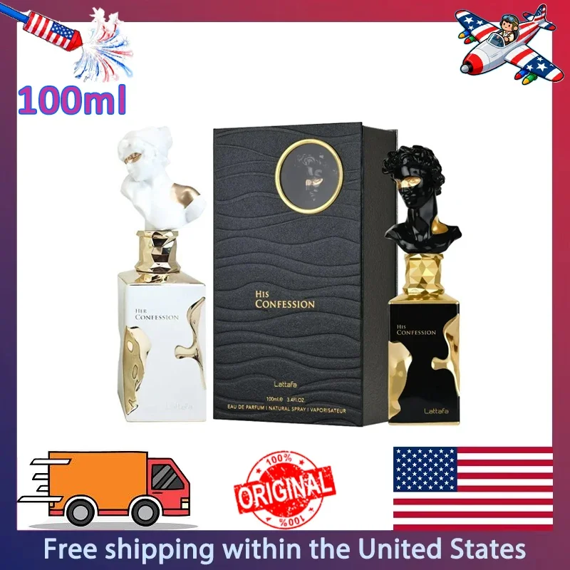 Lattafa Her Confession Eau De Parfum Femme Spray 100 мл оригинальные арабские духи его исповедь мужской одеколон стойкий парфюмерный макияж
Lattafa Her Confession Eau De Parfum Femme Spray 100 мл оригинальные арабские духи его исповедь мужской одеколон стойкий парфюмерный макияж