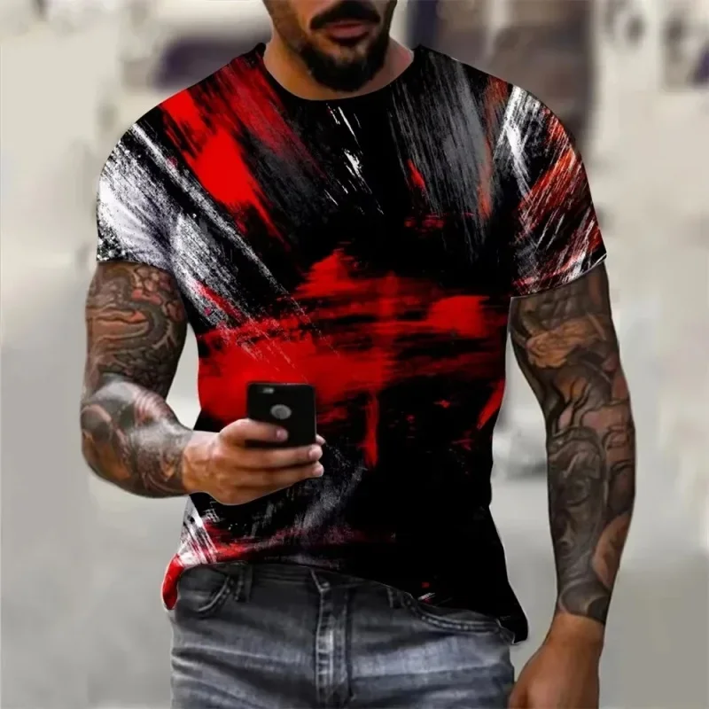 3D Printed Color Geometric Mosaic Pattern Quick Drying Breathable Sport Men's Plus-size Round Neck Summer T-shirt
3D Printed Color Geometric Mosaic Pattern Quick Drying Breathable Sport Men's Plus-size Round Neck Summer T-shirt