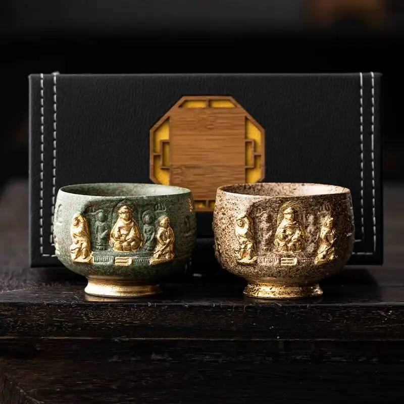Longmen Grottoes Chinese-Style Retro Cup For Personal Use, Home Tea Drinking Master Cup, High-End Gift
Longmen Grottoes Chinese-Style Retro Cup For Personal Use, Home Tea Drinking Master Cup, High-End Gift