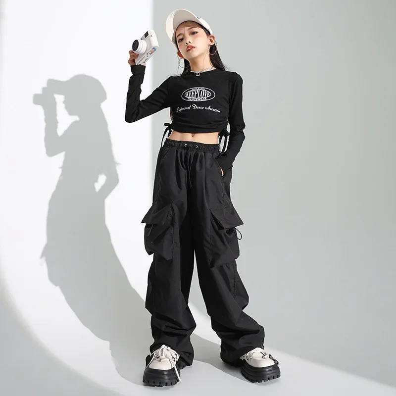Girls' Jazz Dance Costume Handsome Japanese Street Dance Performance Costume Set Children's Hiphop Show Stage Trend
Girls' Jazz Dance Costume Handsome Japanese Street Dance Performance Costume Set Children's Hiphop Show Stage Trend