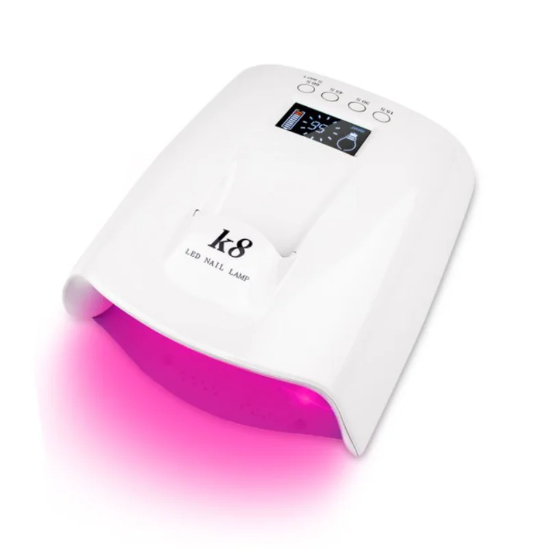 Rechargeable K8 Cordless 60W black UV LED Gel Nail Lamp with Led Light for women Nail salon
Rechargeable K8 Cordless 60W black UV LED Gel Nail Lamp with Led Light for women Nail salon