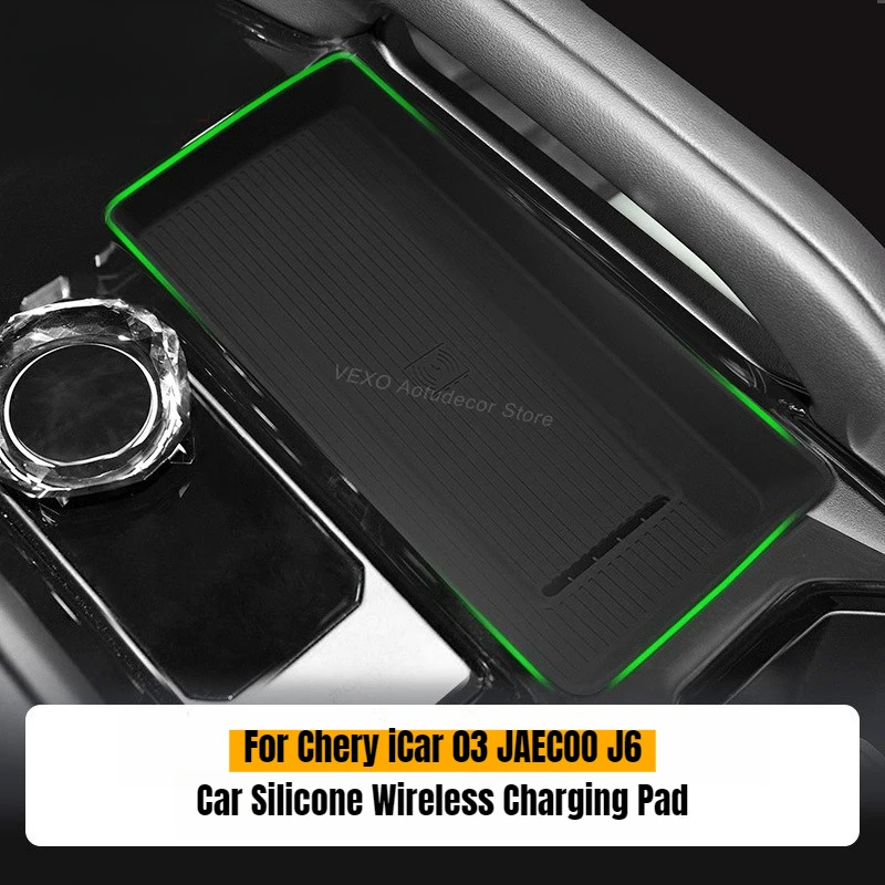 For Chery iCar 03 JAECOO J6 4WD Car Silicone Wireless Charging Mat Central Control Anti-slip Pad Interior Protection Accessories
For Chery iCar 03 JAECOO J6 4WD Car Silicone Wireless Charging Mat Central Control Anti-slip Pad Interior Protection Accessories