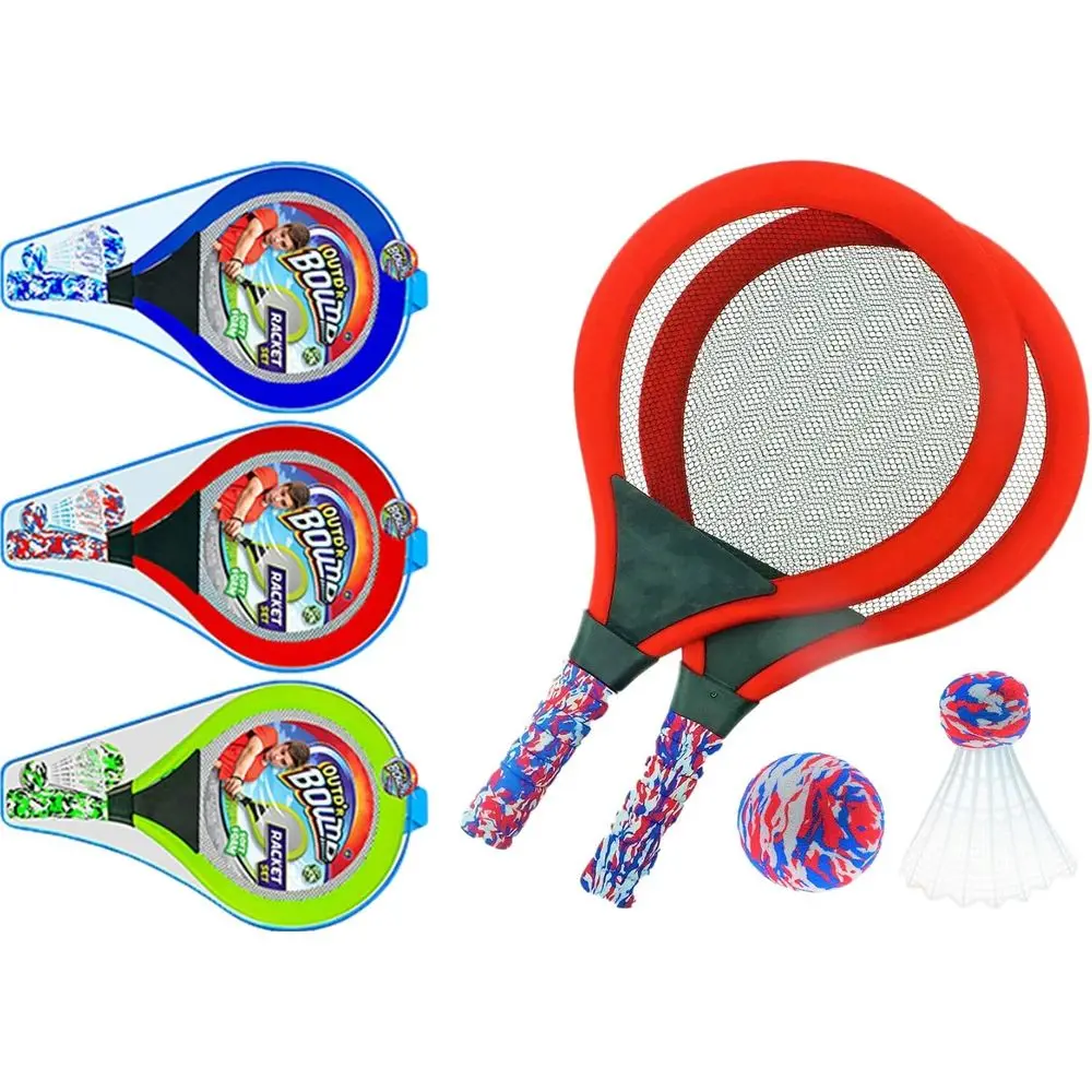 Badminton Set with 2 Rackets, Beach Ball and Birdie - Assorted Col- Light Paddle Ball Tennis Racket Outdoor Games Beach Toy Set
Badminton Set with 2 Rackets, Beach Ball and Birdie - Assorted Col- Light Paddle Ball Tennis Racket Outdoor Games Beach Toy Set