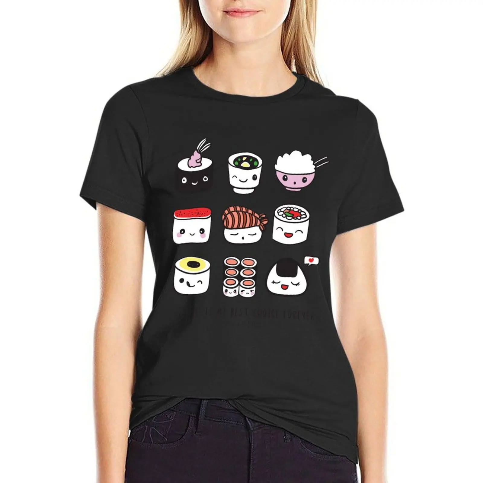Best Choice Sushi T-Shirt plain summer top quick drying plus size t shirts for Women loose fit
Best Choice Sushi T-Shirt plain summer top quick drying plus size t shirts for Women loose fit