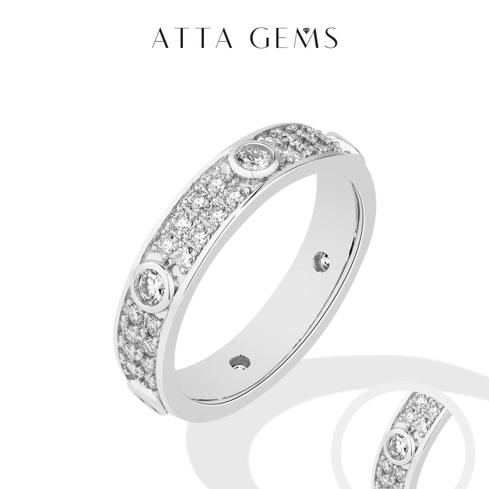 ATTAGEMS Sparkling Bezel Set Moissanite Ring for Women s925 Sterling Silver Rings Wedding Engagement Luxury Jewelry Gifts Choice
ATTAGEMS Sparkling Bezel Set Moissanite Ring for Women s925 Sterling Silver Rings Wedding Engagement Luxury Jewelry Gifts Choice