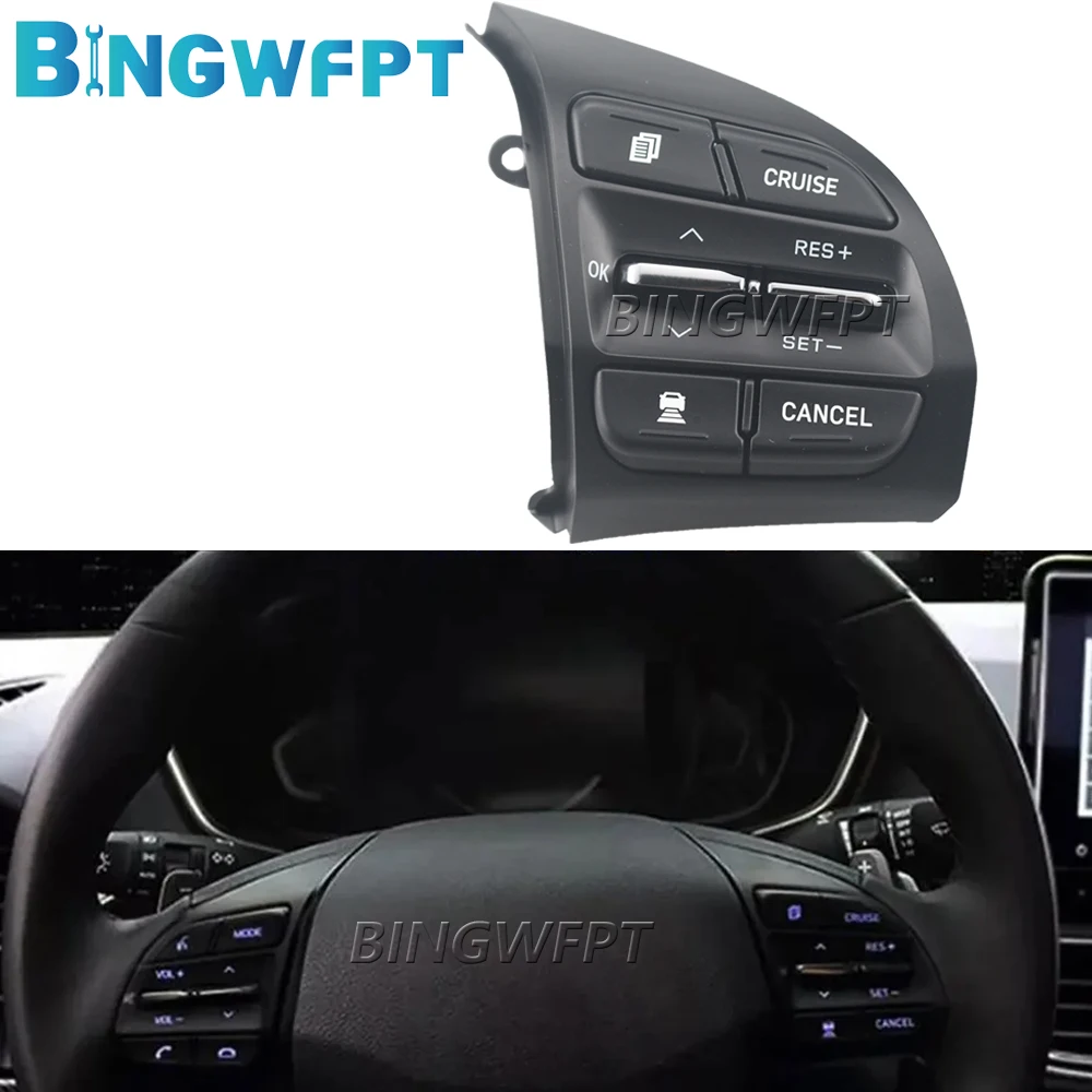 Steering Wheel Button Cruise Control Switch With Backlight For Hyundai Elantra1.4T 2016-2018
Steering Wheel Button Cruise Control Switch With Backlight For Hyundai Elantra1.4T 2016-2018
