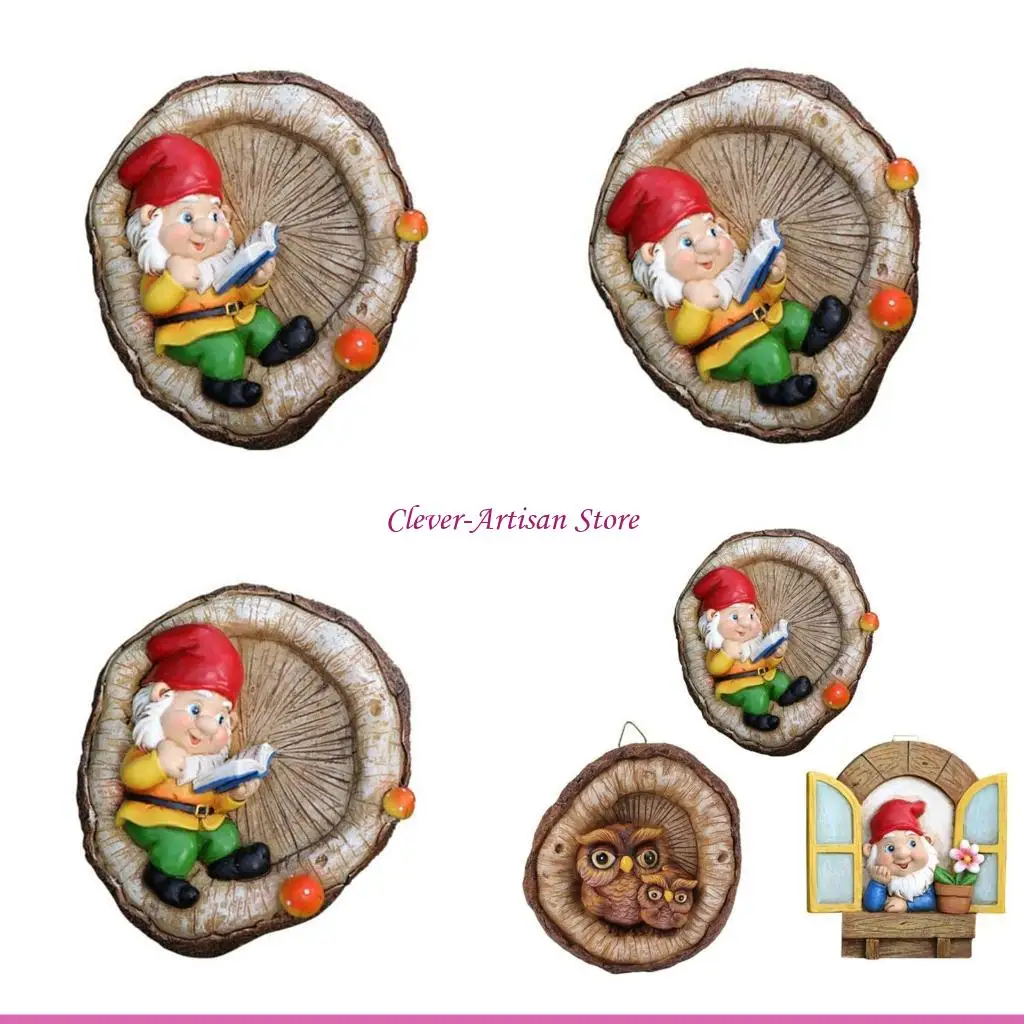 E06B Reading Gnomes Tree Faces Decors Outdoor Yard Statues Hanging For Garden Resin Crafts And Flower Pots Landscape
E06B Reading Gnomes Tree Faces Decors Outdoor Yard Statues Hanging For Garden Resin Crafts And Flower Pots Landscape