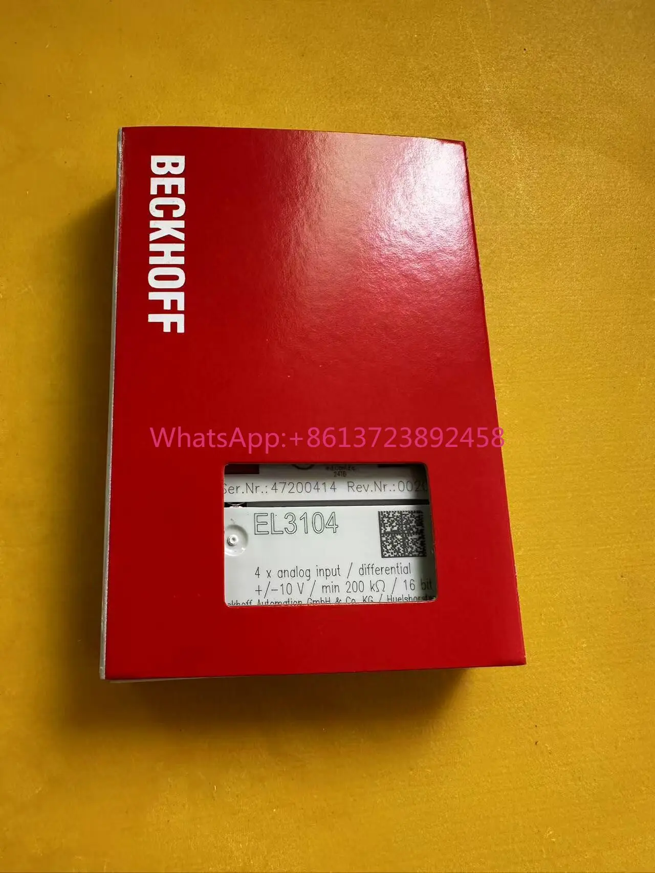 Beckhoff module EL3104 brand new and original High quality
Beckhoff module EL3104 brand new and original High quality
