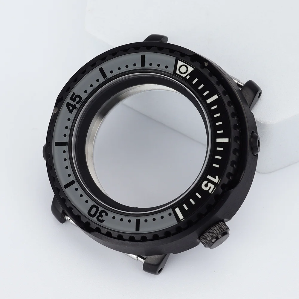Diving 43mm Watch Cases C3 Luminous bezel Sapphire For Seiko NH35 NH36 7S26 Movement Tuna Canned Replace Diver Case Waterproof
Diving 43mm Watch Cases C3 Luminous bezel Sapphire For Seiko NH35 NH36 7S26 Movement Tuna Canned Replace Diver Case Waterproof