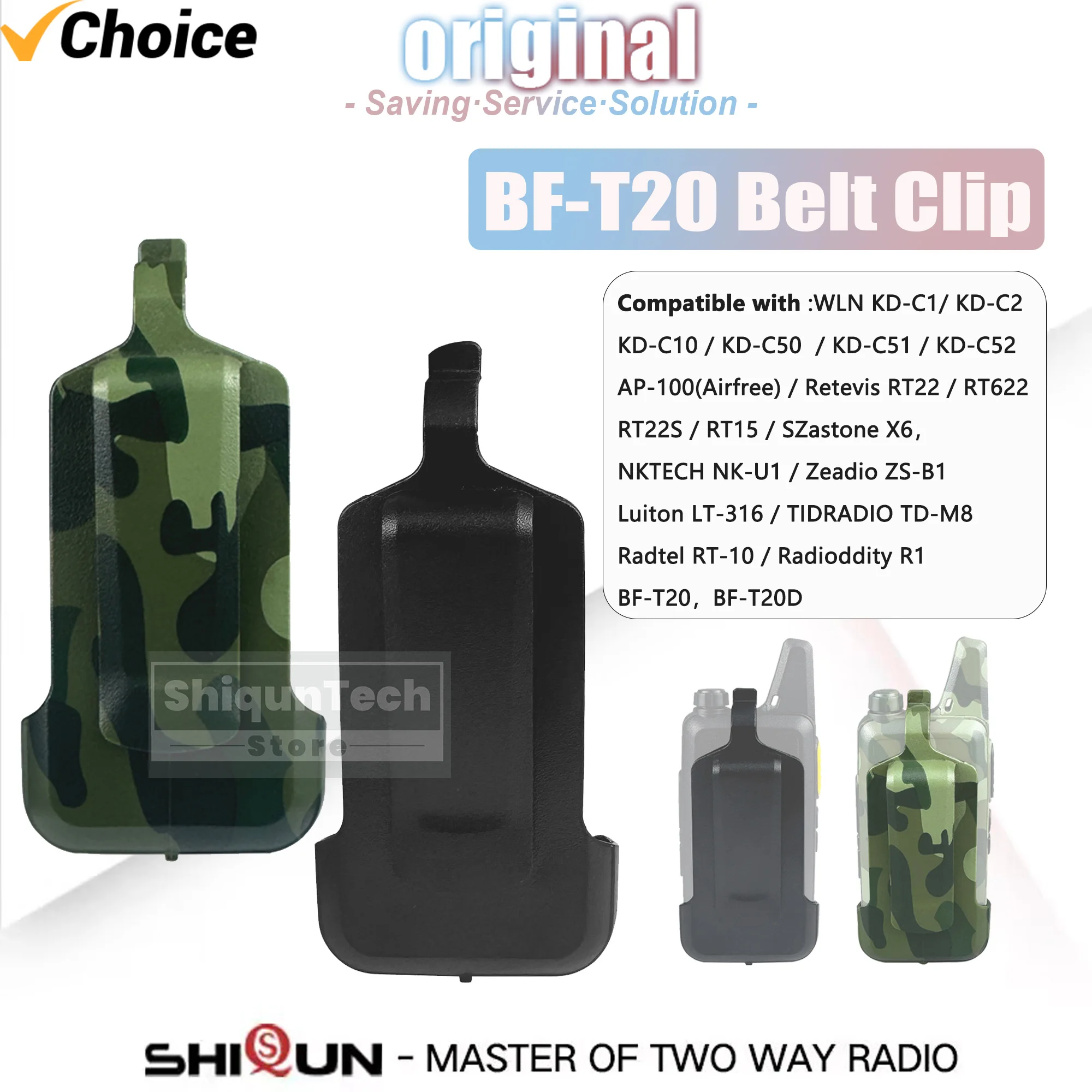 BF-T20 Walkie Talkie Belt Clip BF-T20D KD-C1 Original Replacement Back Clip Compatible with RT22 RT622 RT22S RT-10 LT-316 Radios
BF-T20 Walkie Talkie Belt Clip BF-T20D KD-C1 Original Replacement Back Clip Compatible with RT22 RT622 RT22S RT-10 LT-316 Radios