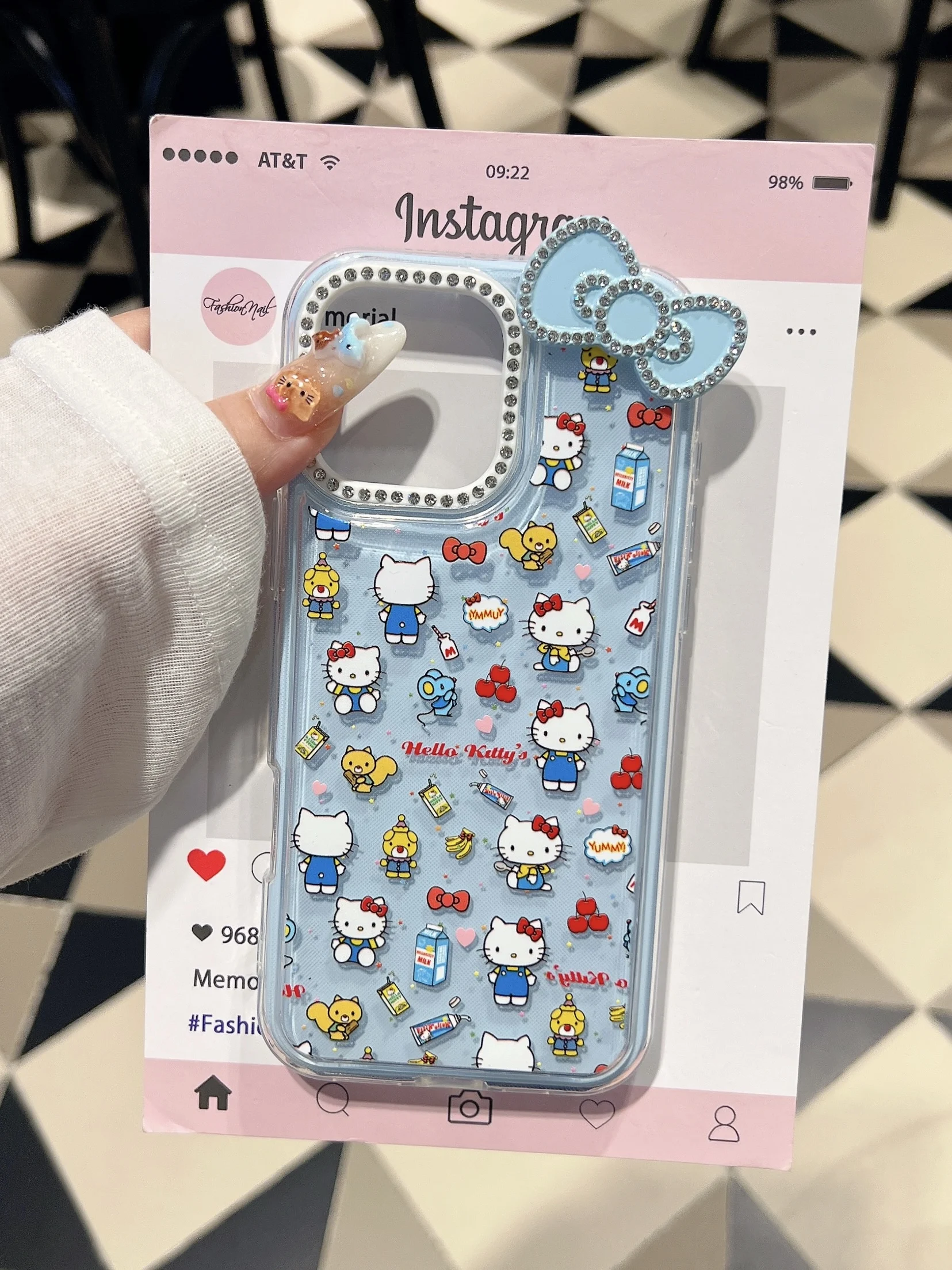 Gifts That Girls Like Cute Cartoon Sanrio Blue For Hello kitty Anti-slip Fall-proof Phone Case For IPhone 12 13 14 15 16 Pro Max
Gifts That Girls Like Cute Cartoon Sanrio Blue For Hello kitty Anti-slip Fall-proof Phone Case For IPhone 12 13 14 15 16 Pro Max