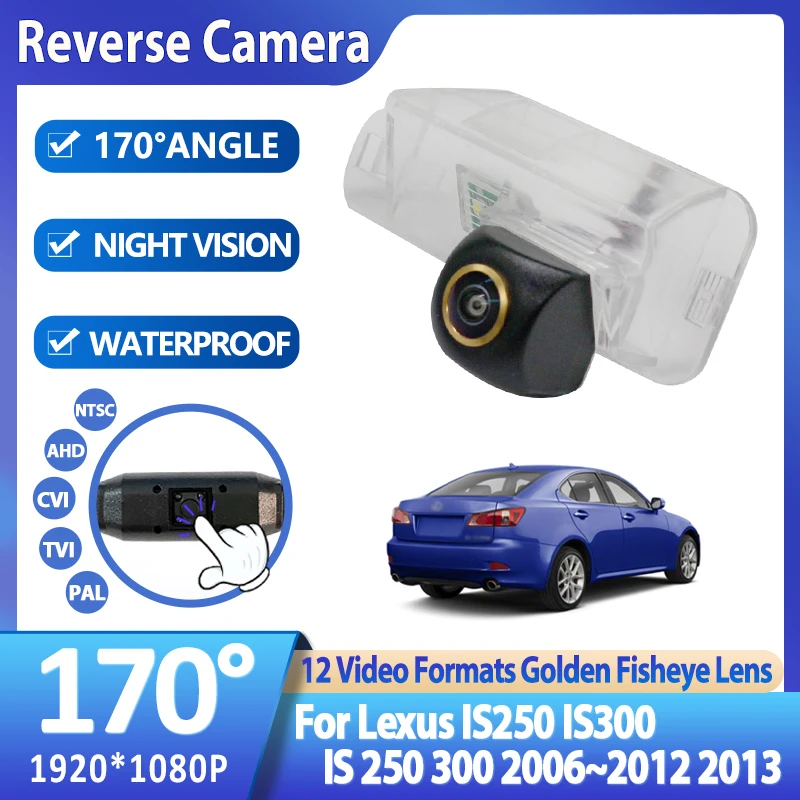 HD Night Vision Backup Rear View camera For Lexus IS250 IS300 IS 250 300 2006~2012 2013 Golden Fisheye Lens license plate Camera
HD Night Vision Backup Rear View camera For Lexus IS250 IS300 IS 250 300 2006~2012 2013 Golden Fisheye Lens license plate Camera