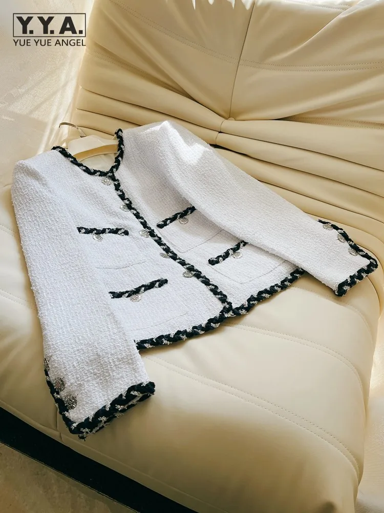 Office Ladies Fashion Elegant Rhinestone Patchwork Lace Jacket O-Neck Long Sleeve Spring Autumn Casual Outerwear Designer Women 
Office Ladies Fashion Elegant Rhinestone Patchwork Lace Jacket O-Neck Long Sleeve Spring Autumn Casual Outerwear Designer Women