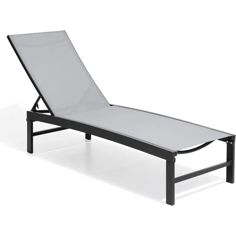 Crestlive Products Шезлонг для отдыха на открытом воздухе, алюминиевое кресло для отдыха для бассейна, регулируемое пятипозиционное кресло для загара - светло-серое
Crestlive Products Шезлонг для отдыха на открытом воздухе, алюминиевое кресло для отдыха для бассейна, регулируемое пятипозиционное кресло для загара - светло-серое