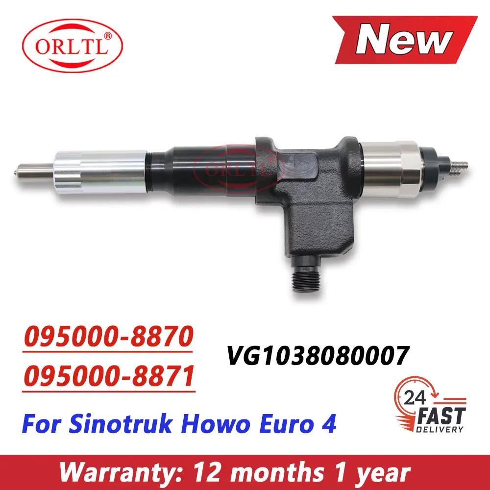 New 095000-8870 Common Rail Injector 0950008870 0950008871 0950008872 For SINOTRUK HOWO A7 Euro 4 VG1038080007
New 095000-8870 Common Rail Injector 0950008870 0950008871 0950008872 For SINOTRUK HOWO A7 Euro 4 VG1038080007