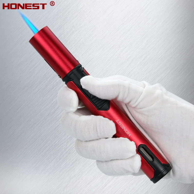 Hot HONEST Cigar Lighter Jet Flame Butane Torch Lighter Outdoor portability Kitchen BBQ Candle Ignition Tool Lighter Gift
Hot HONEST Cigar Lighter Jet Flame Butane Torch Lighter Outdoor portability Kitchen BBQ Candle Ignition Tool Lighter Gift