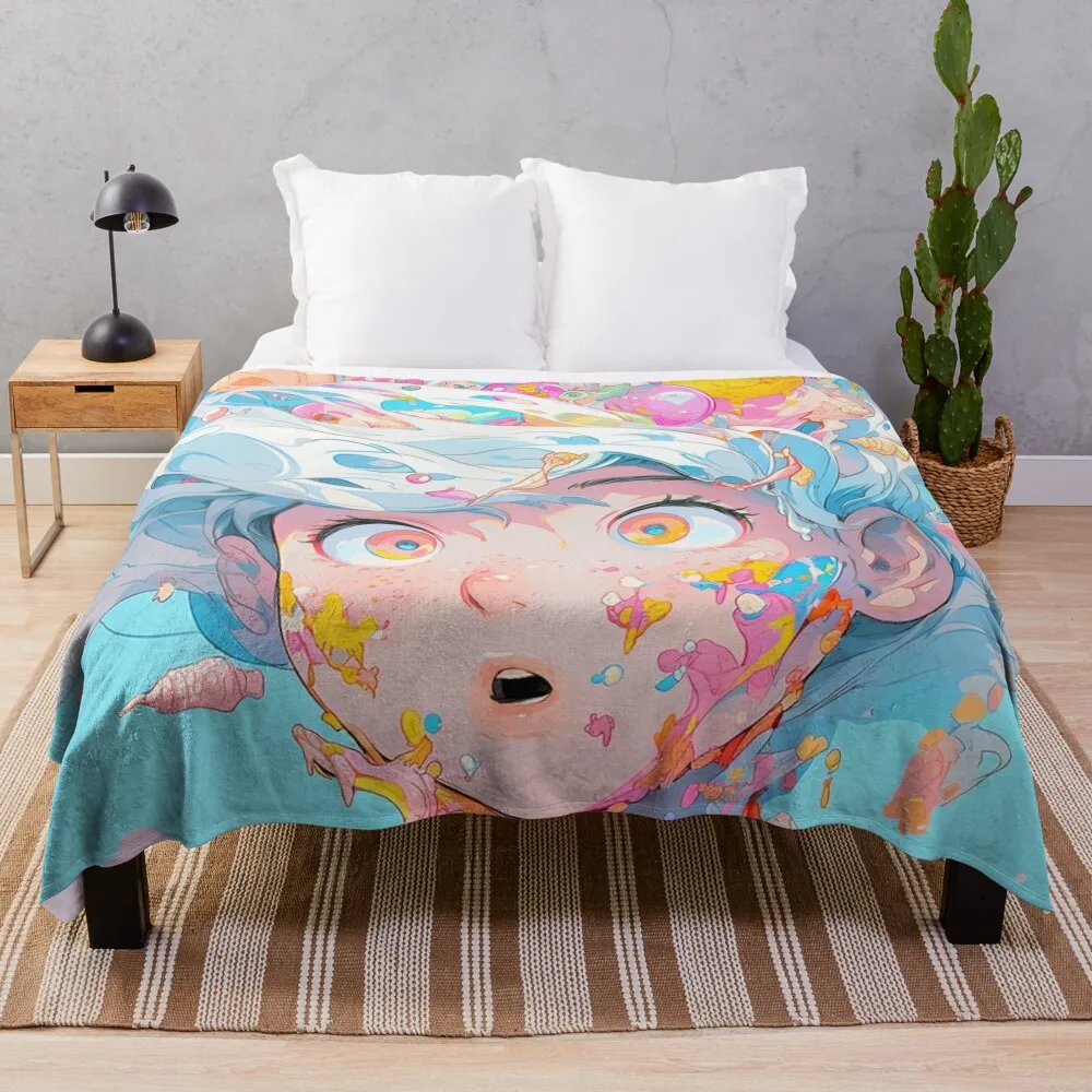 Surreal Pastel Confectionery Splash Anime Girl Throw Blanket Beach Soft Plaid Large Blankets
Surreal Pastel Confectionery Splash Anime Girl Throw Blanket Beach Soft Plaid Large Blankets