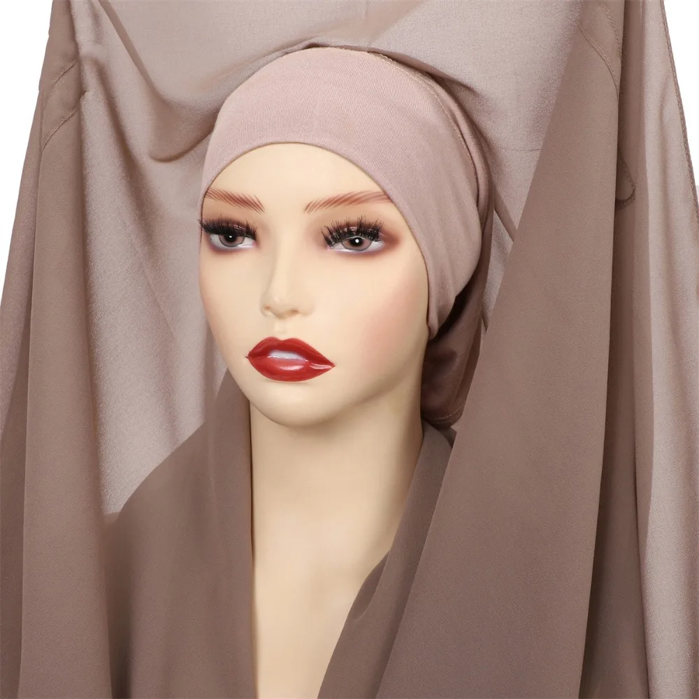 2in1 Instant Chiffon Hijab Scarf Bulit-In Magnets with Undercap Muslim Long Headscarf Breathable Solid Color
2in1 Instant Chiffon Hijab Scarf Bulit-In Magnets with Undercap Muslim Long Headscarf Breathable Solid Color