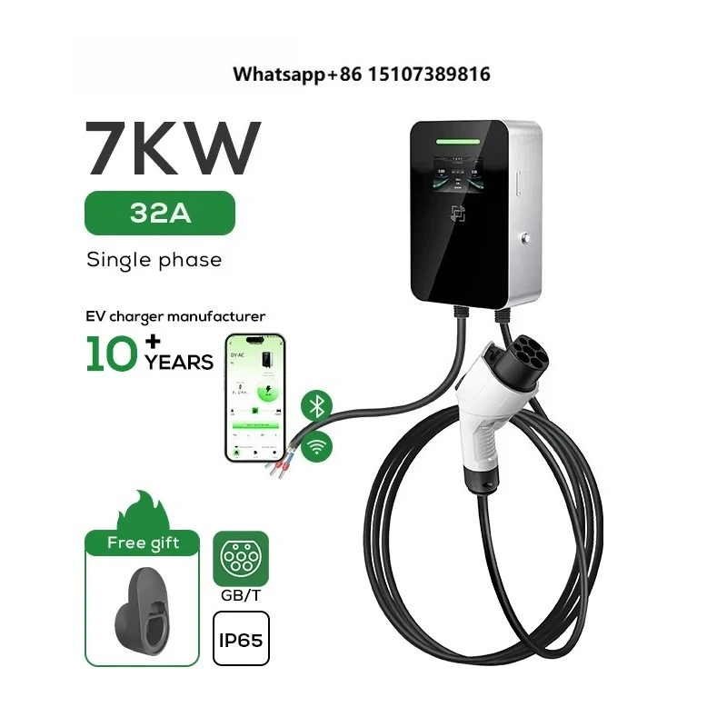 7KW AC Electric Car Charger New Home 1 Phase 32A Charging Station GB/T Plug and Play Wall Mount EV Chargers
7KW AC Electric Car Charger New Home 1 Phase 32A Charging Station GB/T Plug and Play Wall Mount EV Chargers