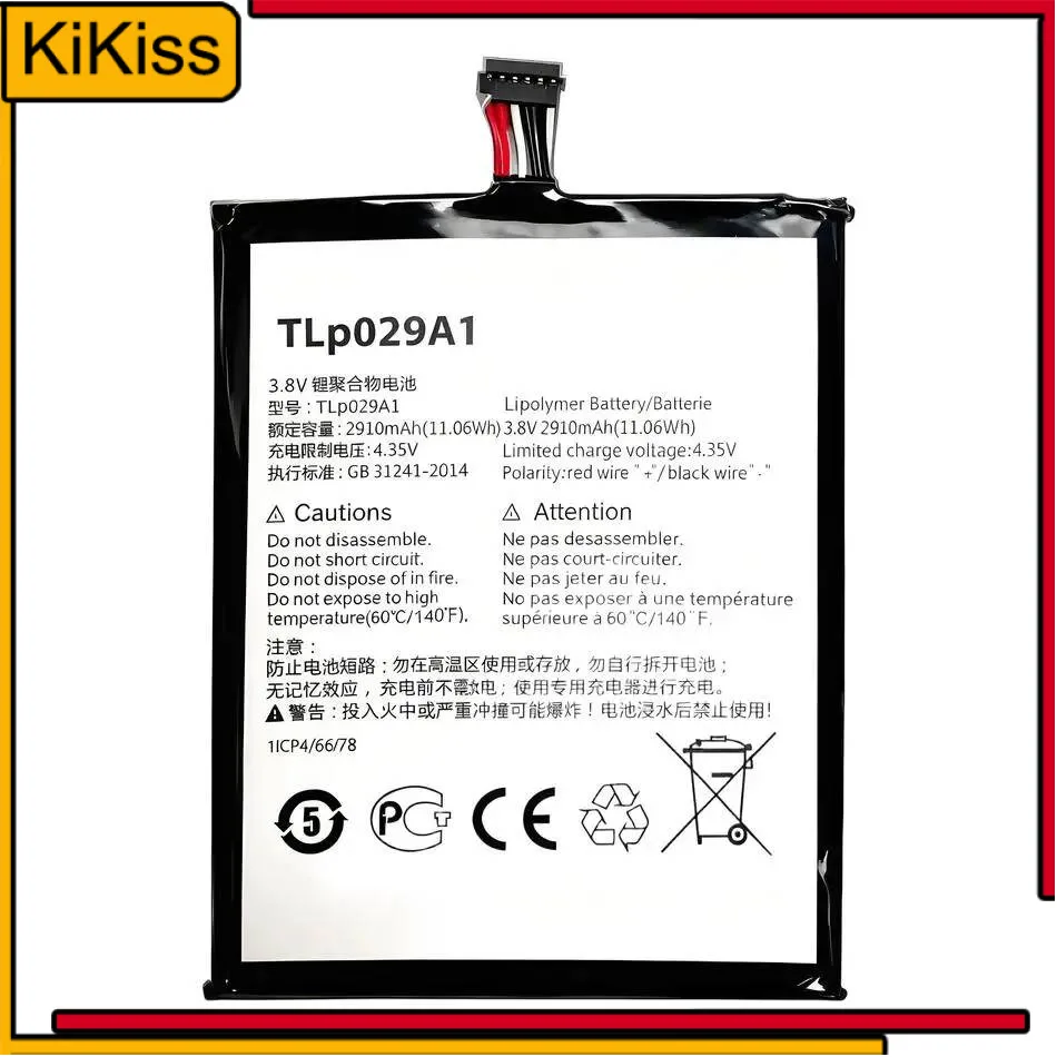 TLP029A1 For Alcatel Onetouch Pop 3 5.5" OT-5025 OT-5025D Mobile Phone Battery 2910Mah Good Low-Temperature Performance
TLP029A1 For Alcatel Onetouch Pop 3 5.5" OT-5025 OT-5025D Mobile Phone Battery 2910Mah Good Low-Temperature Performance